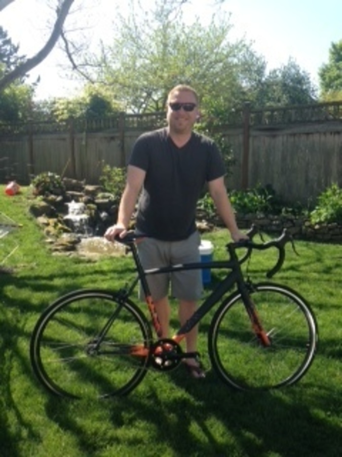 picture of the recovered Specialized Langster