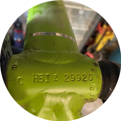 Photo of recovered bike