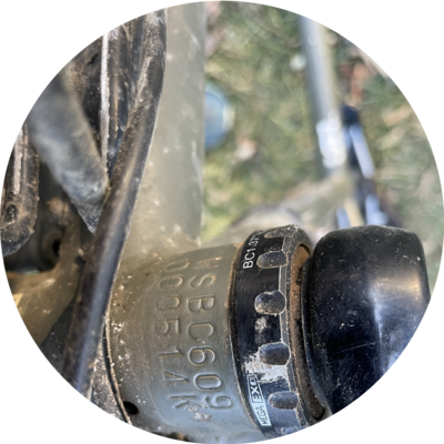 Photo of recovered bike