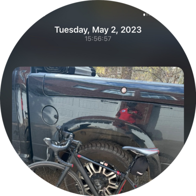 Photo of recovered bike