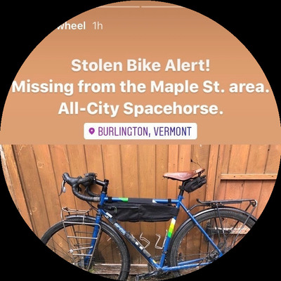 Photo of recovered bike
