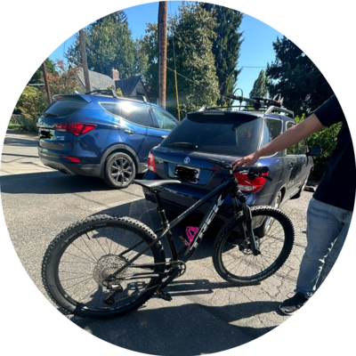 Photo of recovered bike