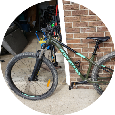 Photo of recovered bike