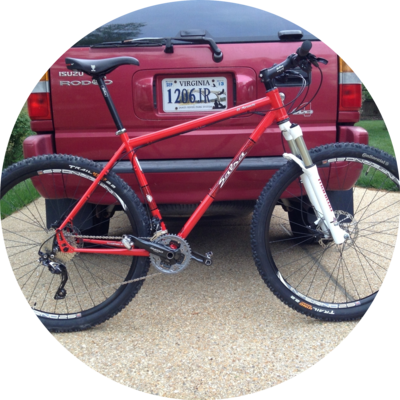 Photo of recovered bike