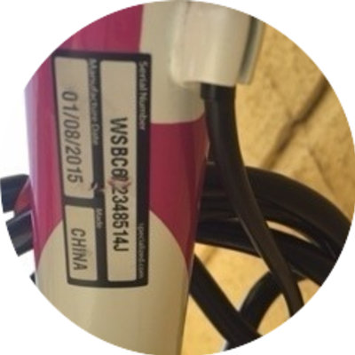 Photo of recovered bike