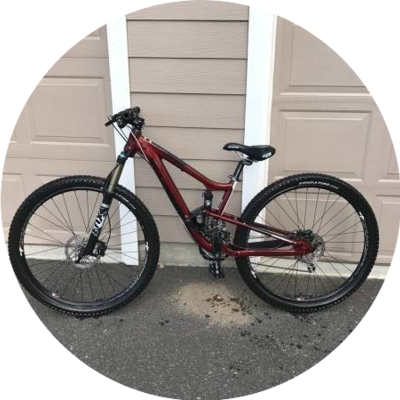 Photo of recovered bike