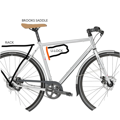 Photo of recovered bike