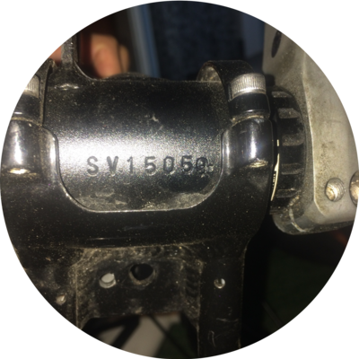 Photo of recovered bike