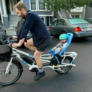 2023 Yuba Spicy Curry cargo bike rear