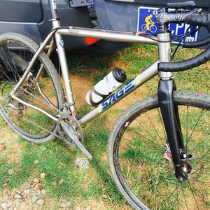 2014 Sage- Titanium with blue lettering PDXCX Silver or Gray