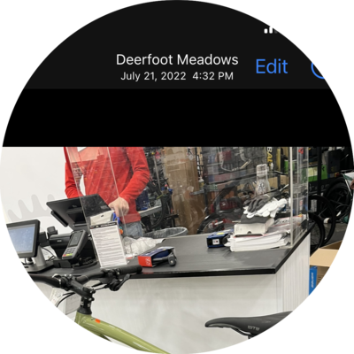 Photo of recovered bike