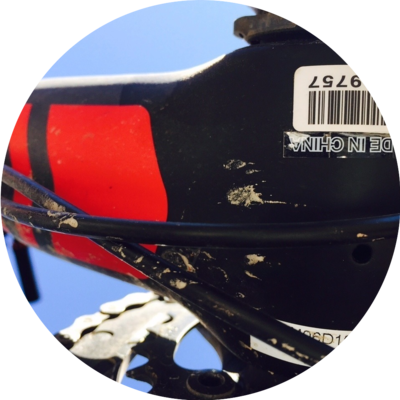 Photo of recovered bike