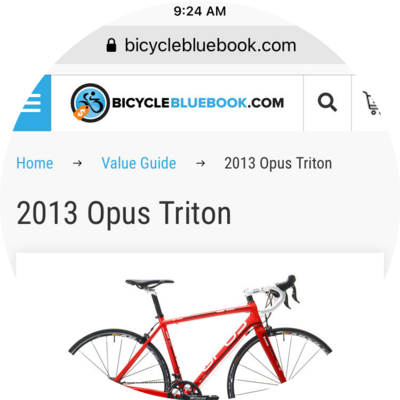 Photo of recovered bike