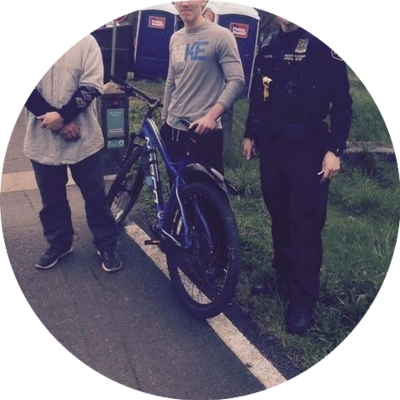 Photo of recovered bike