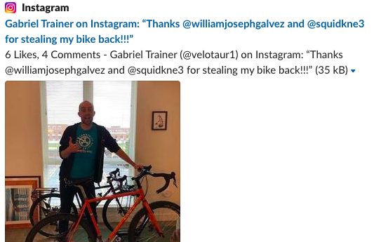 trainer instagram post